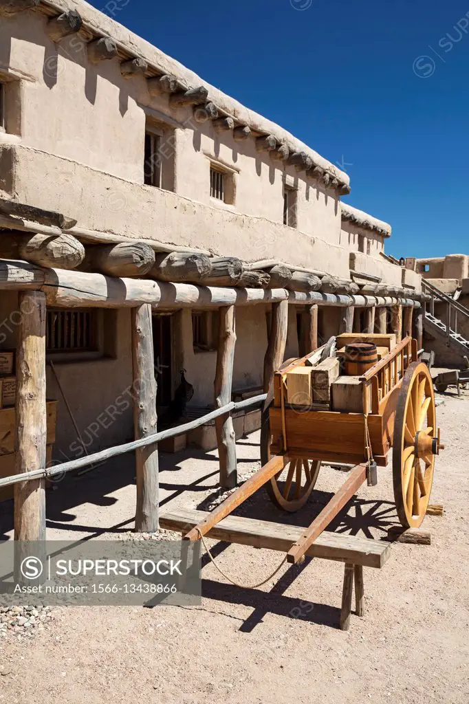 La Junta, Colorado - Bent's Old Fort National Historic Site. The fort was an important trading post on the Santa Fe Trail in the 1830s and 1840s as th...