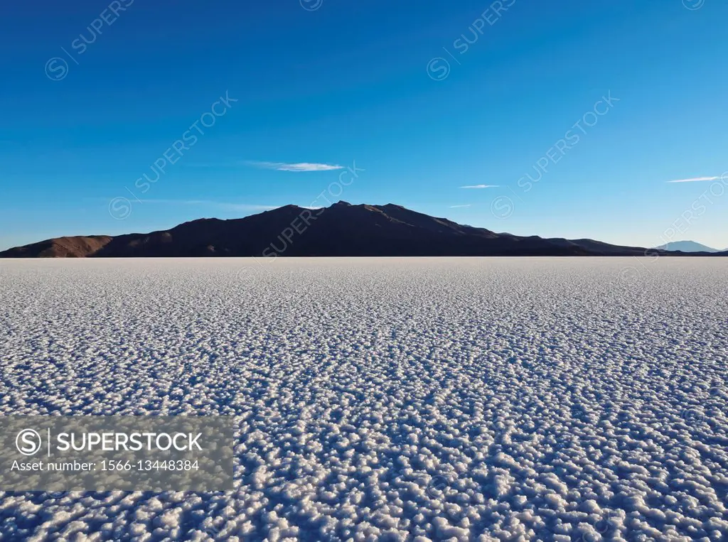 Bolivia, Potosi Department, Daniel Campos Province, View of the Salar de Uyuni, the largest salt flat in the world.