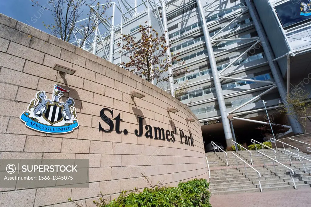 St James Park, home of Newcastle United.