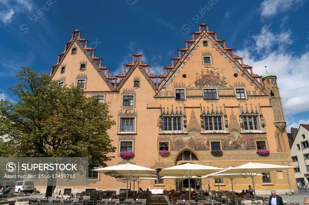 Town hall in Ulm, Baden-Württemberg, Germany, Europe.