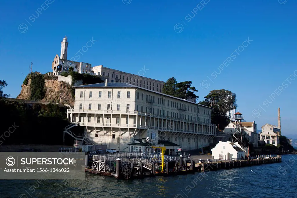Docking facility, Alcatraz Island, San Francisco, California, United States of America.