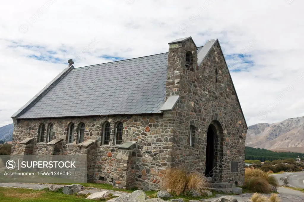 Church of the Good Shepherd, Lake Tekapo, Mackenzie District, South Island, New Zealand.