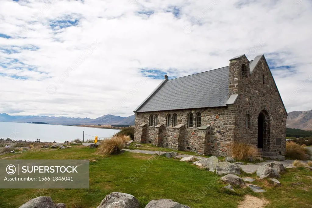 Church of the Good Shepherd, Lake Tekapo, Mackenzie District, South Island, New Zealand.
