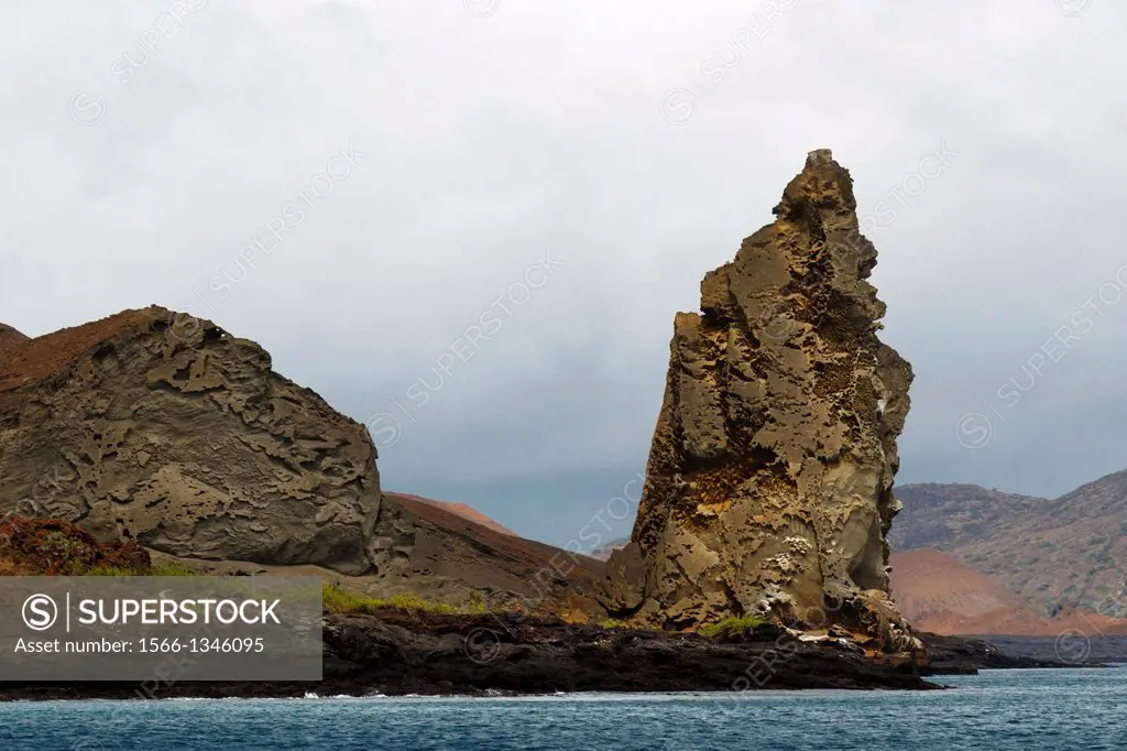 Pinnacle Rock, Galapagos Islands National Park, Bartolome Island, Galapagos, Ecuador.