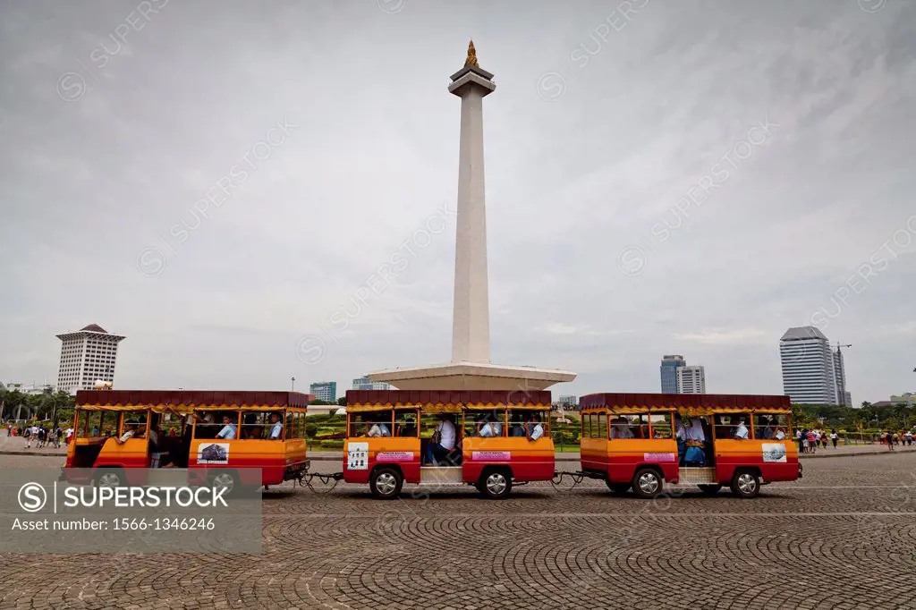 National Monument on the Merdeka Square in Jakarta, Indonesia.