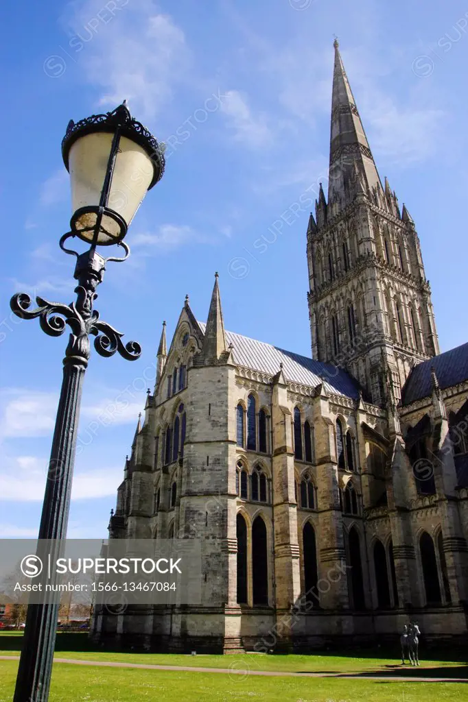 Salisbury Cathedral Wiltshire England.