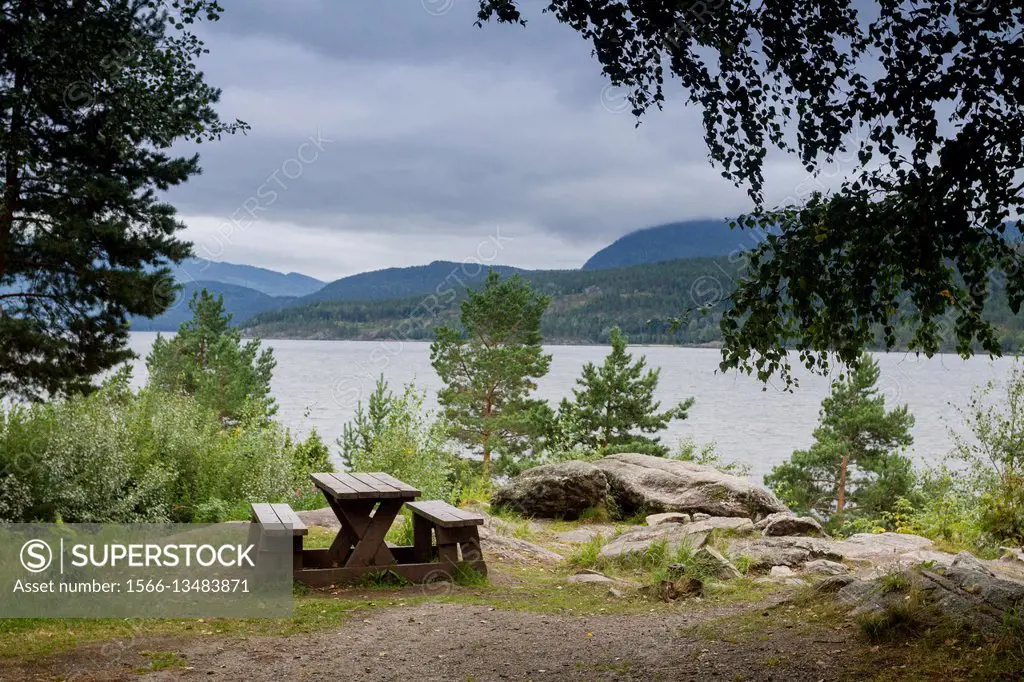 Picnic area in Norway.