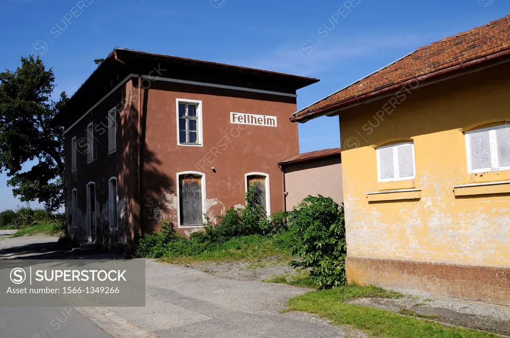 old train station in Fellheim