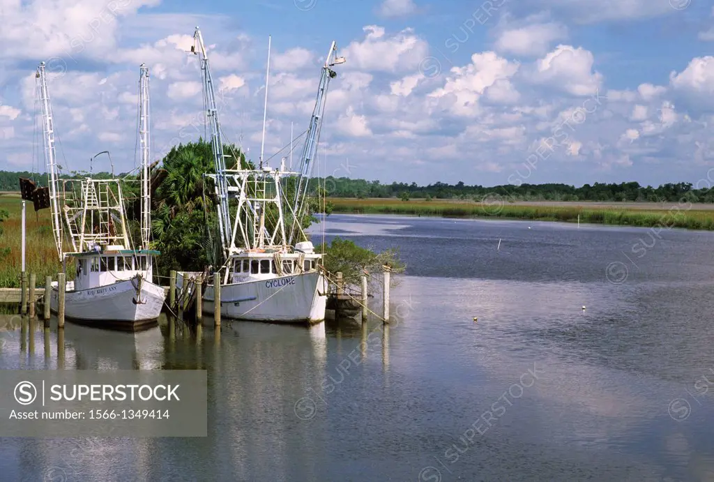 Shrimp boat, Apalachicola, Florida.