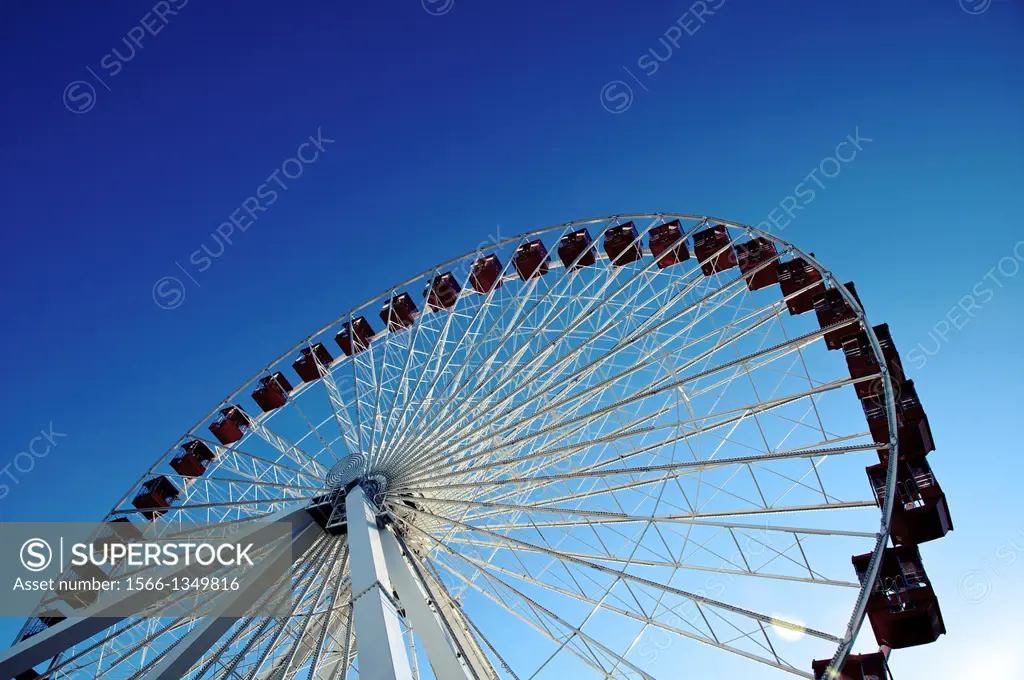 Chicago Navy Pier, wheel of fortune.
