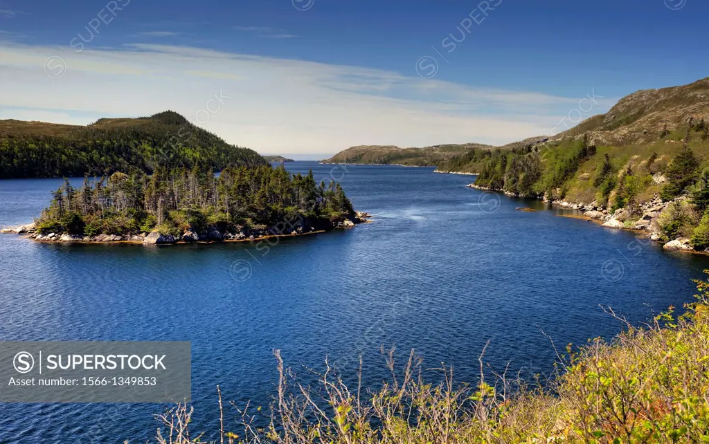 Lake along the Granite Coast of Southern Newfoundland