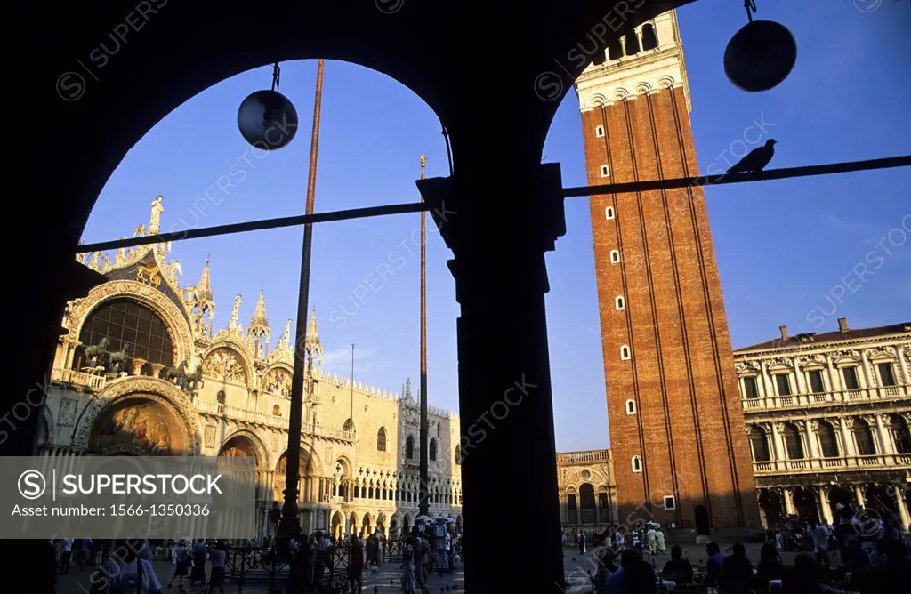 Square piazza San Marco, Venice, Veneto, Italy.