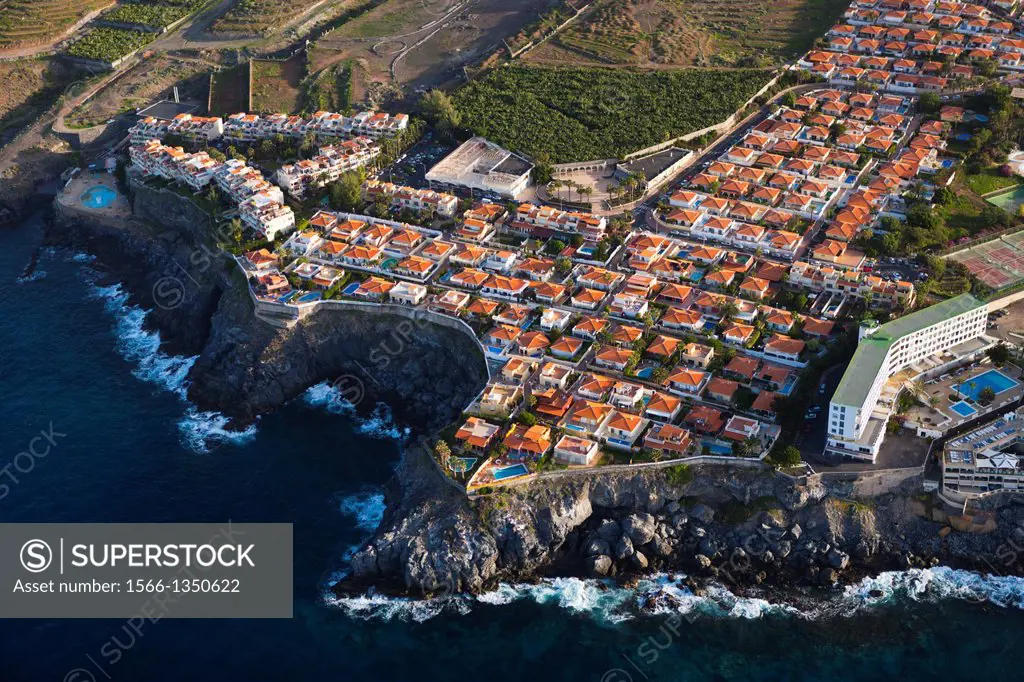 Resorts in South of Tenerife, Tenerife, Canary Islands, Spain.