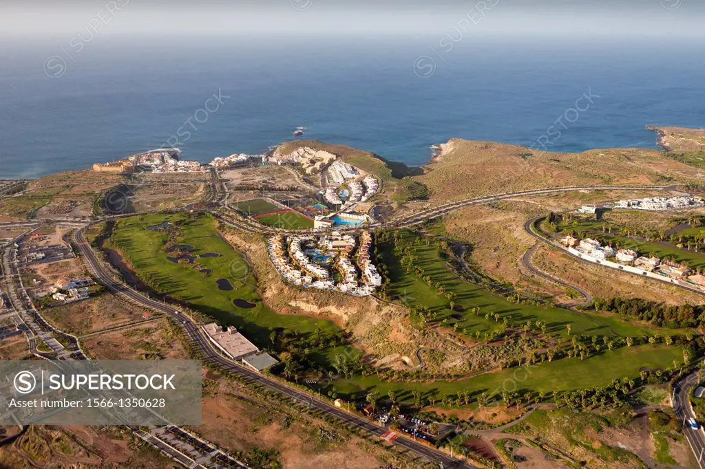 Golf Course near Costa Adeje, Tenerife, Canary Islands, Spain.