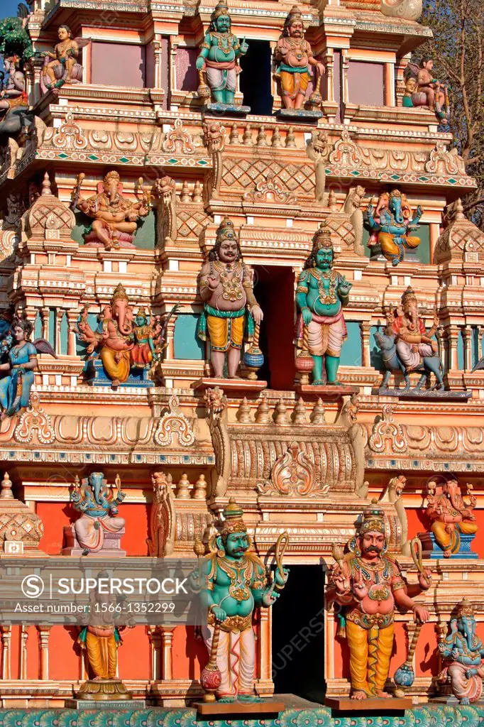 South Indian Hindu temple, Bengaluru, India
