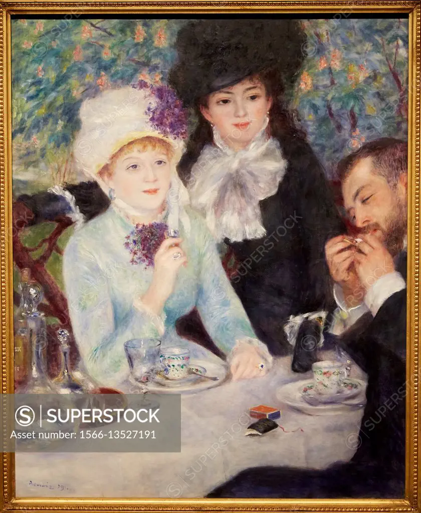 """After The Luncheon"", 1879, Pierre-Auguste Renoir