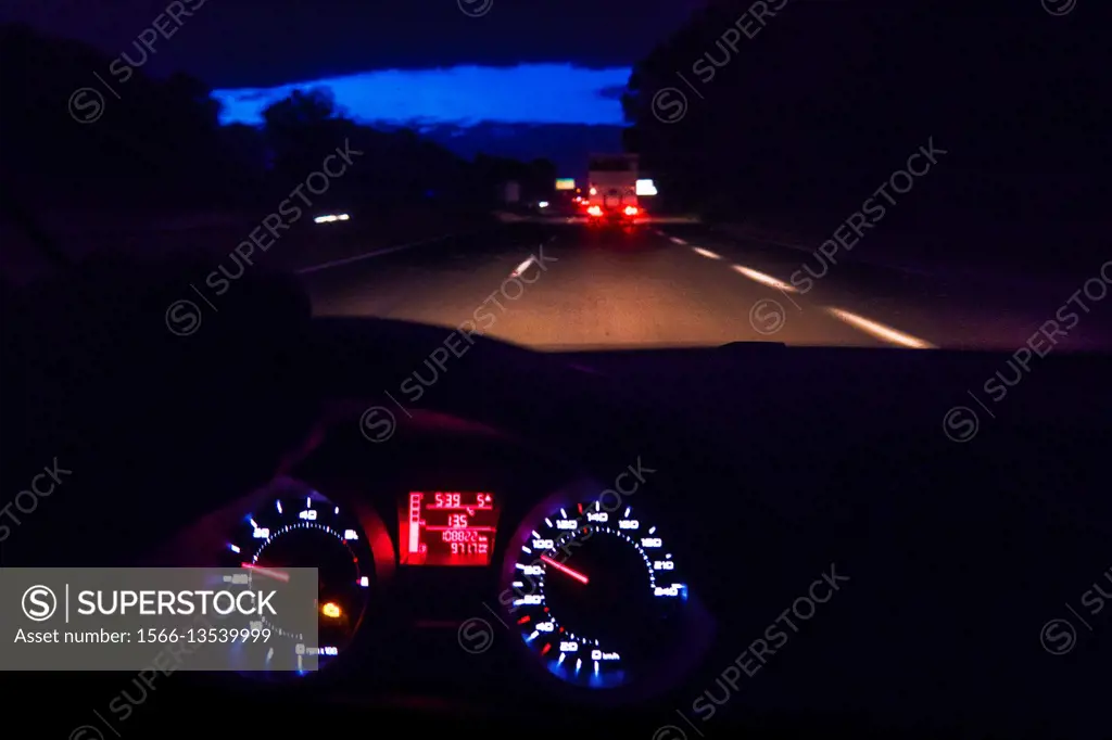 Driving by night