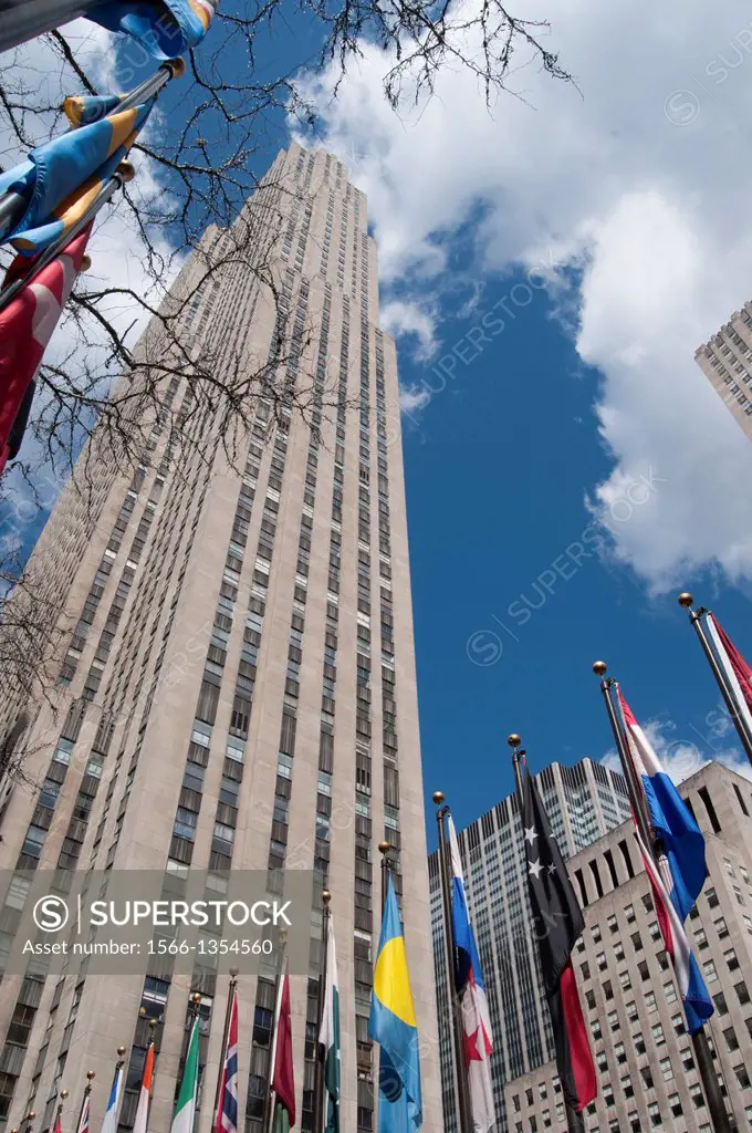 Rockefeller Center, Midtown Manhattan, New York City.