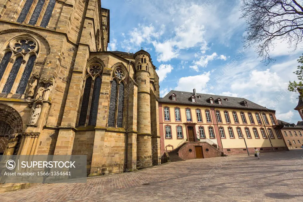 Detail of the 13th century Church of our Lady (Liebfrauenkirche) in Trier (Treves), a UNESCO World Heritage Site, Rhineland-Palatinate, Germany, Europ...