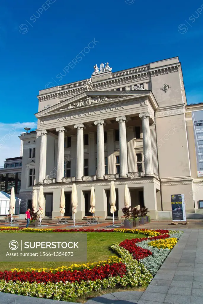National Opera building central Riga Latvia the Baltic States northern Europe.