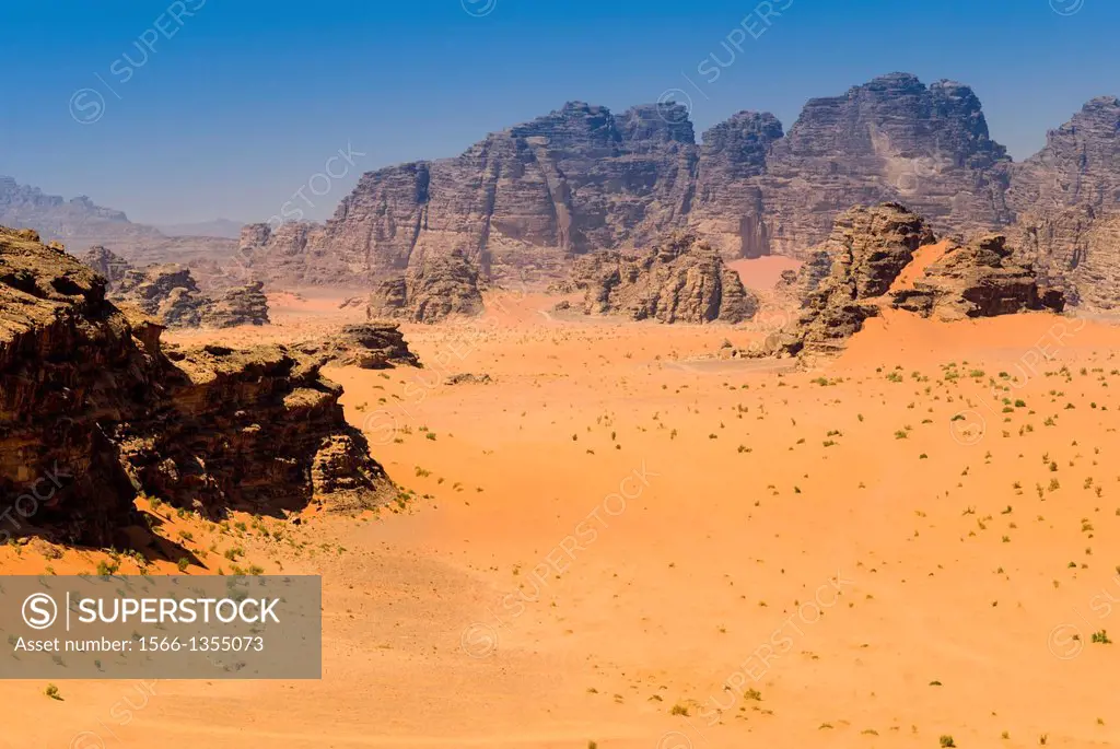 Wadi Rum, Jordan, Middle East.