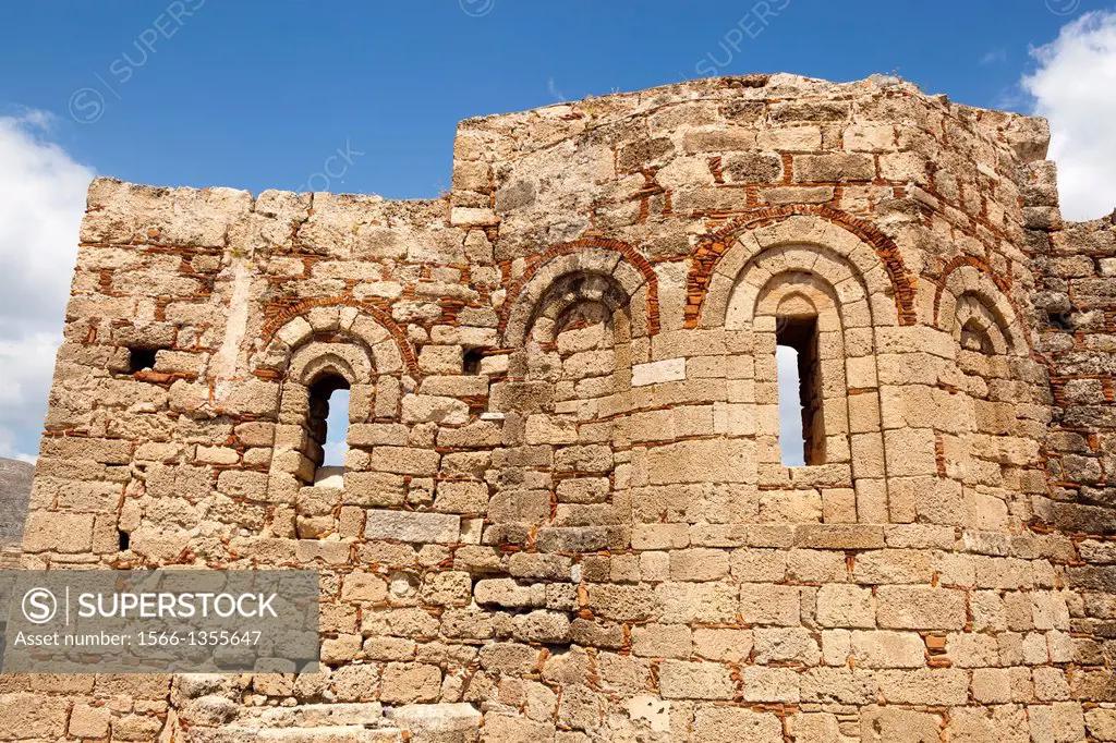 Church of Ayios Ioannis at the Acropolis, Lindos, Rhodes, Greece.