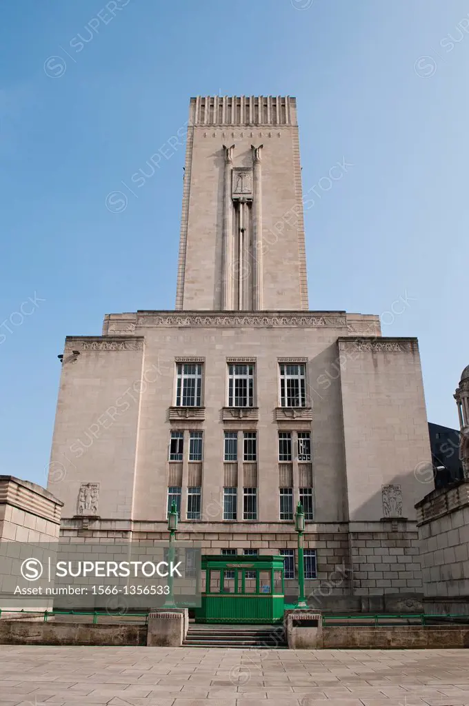 George's Dock Ventilation and Control Station, Pier Head, Liverpool, UK.