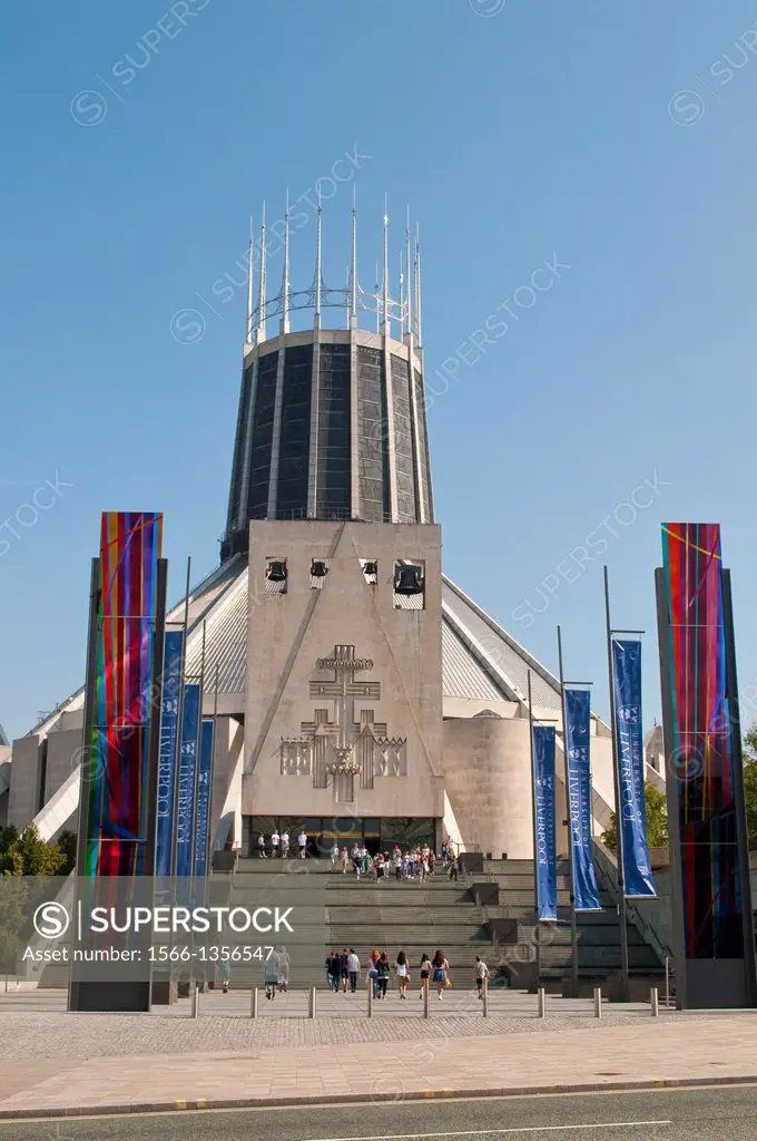 Liverpool Metropolitan Cathedral, Liverpool, UK.
