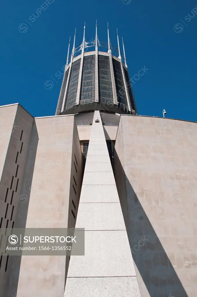 Liverpool Metropolitan Cathedral, Liverpool, UK.