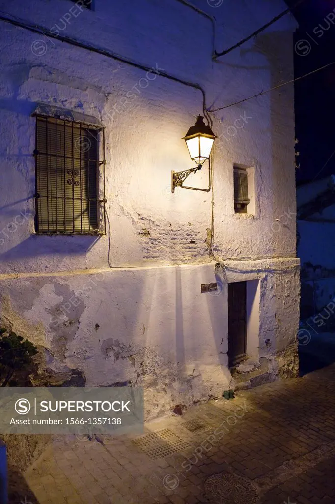 Evening street in Salobrena, Spain1015