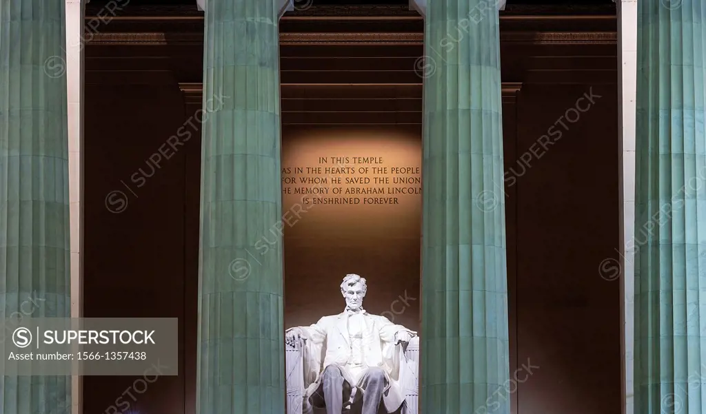 Lincoln Memorial, Washington DC, USA.1015