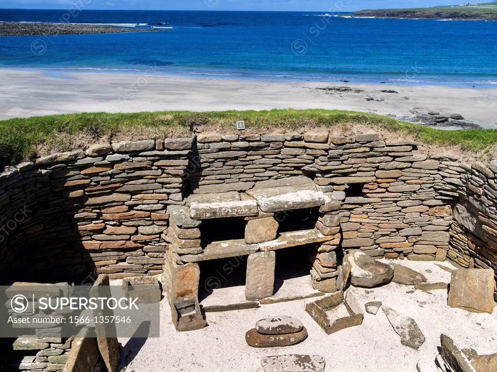 Skara Brae or Skerrabra is a neolithic village on Orkney Mainland and is part of the UNESCO world heritage The heart of neolithic Orkney. Skara Braeis...