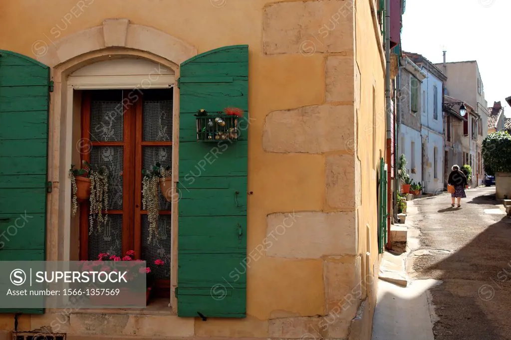 The street of Arles city, Bouches du Rhône, Provence-Alpes-Côte d´Azur, France