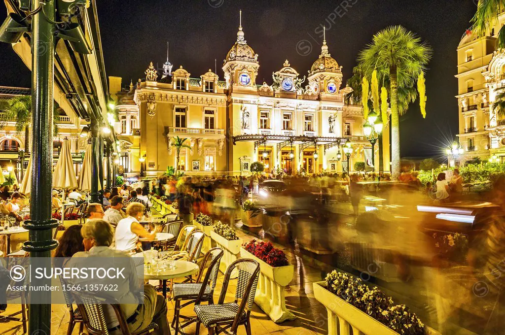 Principality of Monaco, Monte Carlo. The famous Café de Paris.