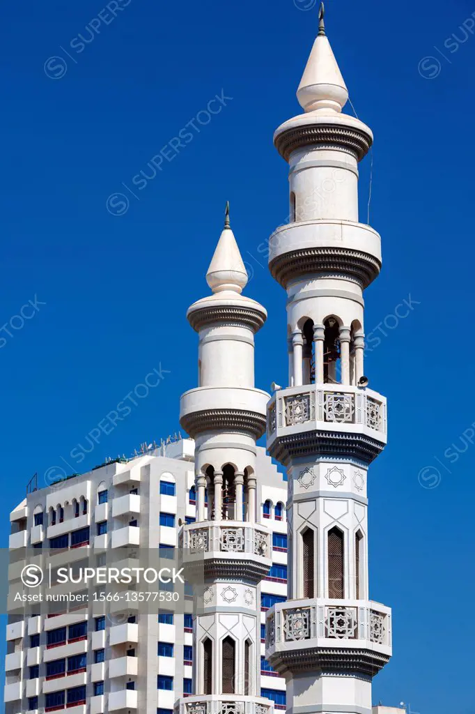 UAE, Abu Dhabi, Khalifa Mosque.