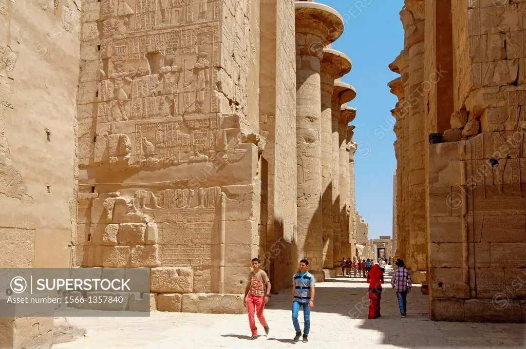 Karnak Temple Complex, Luxor (Thebes), Egypt, Africa.1015