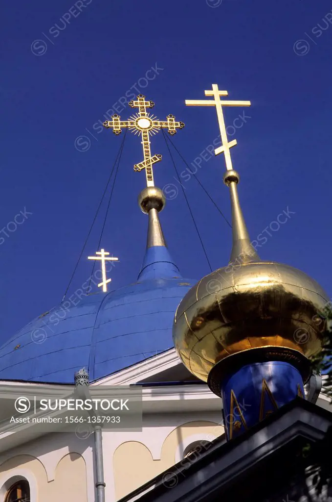 RUSSIA, SIBERIA, NOVOSIBIRSK, DESCENCION CHURCH, ONION DOMES.1015