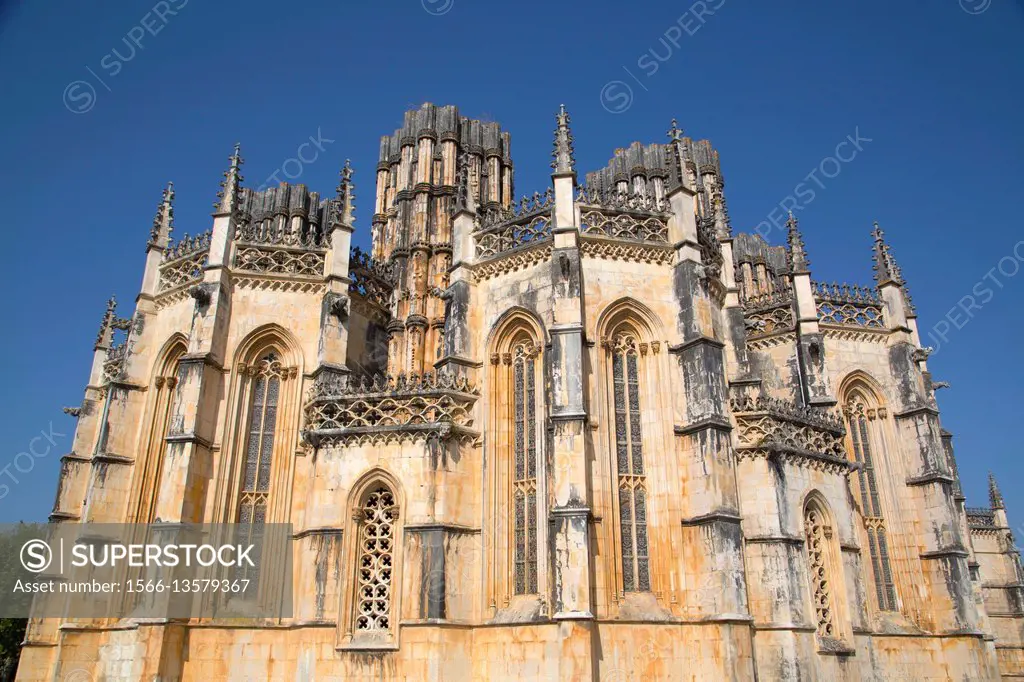 The Dominican Abbey of Santa Maria da Vitoria, UNESCO World Heritage Site, Batalha, Portugal