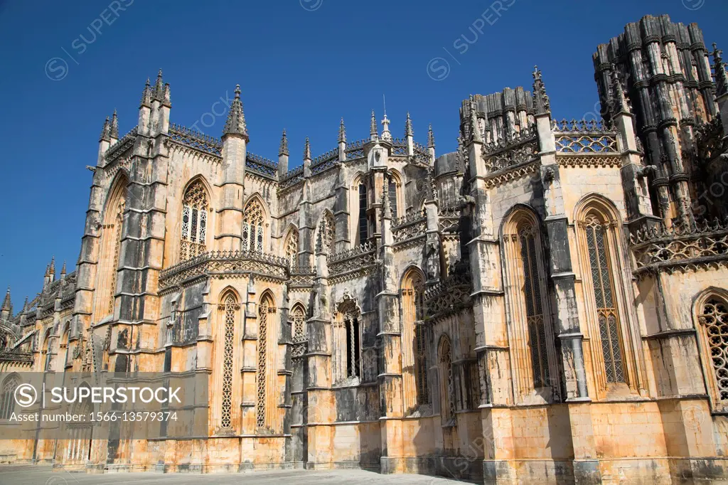 The Dominican Abbey of Santa Maria da Vitoria, UNESCO World Heritage Site, Batalha, Portugal