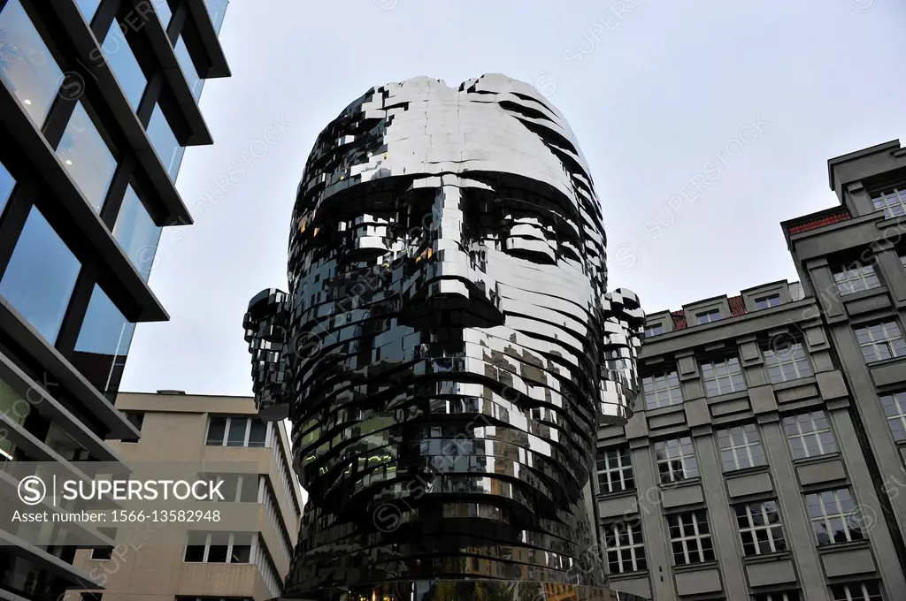 statue of Kafka Prague
