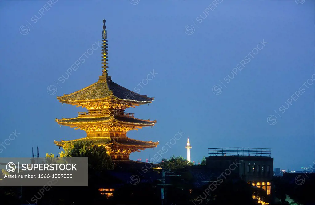 Yasaka pagoda,Kyoto, Japan.