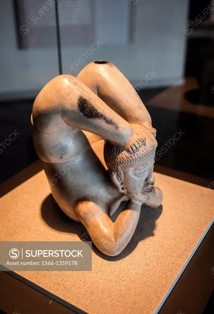 acrobat or contortionist, National Museum of Anthropology. Mexico City. Mexico.