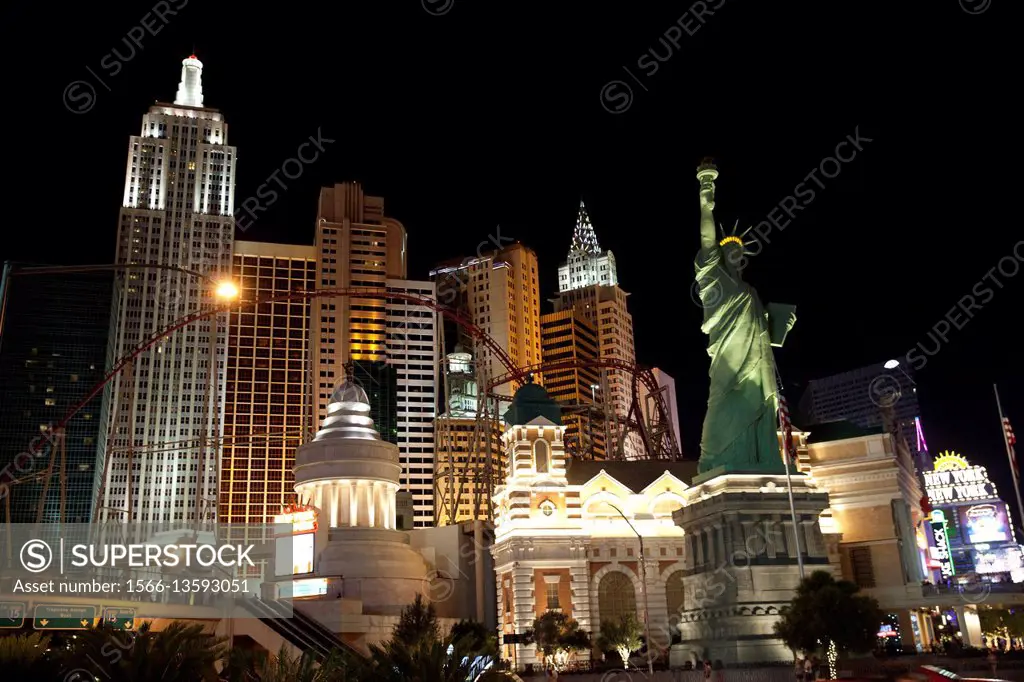 New York Hotel, Las Vegas, Nevada, USA.