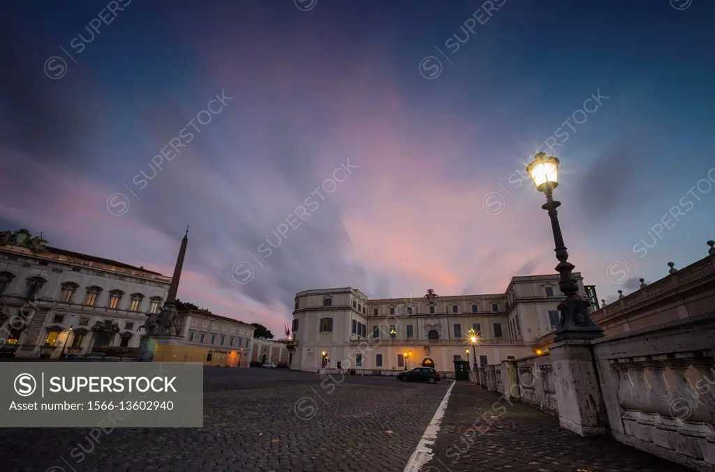 Quirinale's square (Rome, Lazio, Italy, Europe).