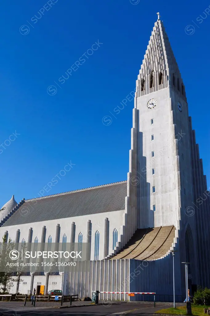 Hallgrimskirkja. Reykjavik, Iceland, Europe.