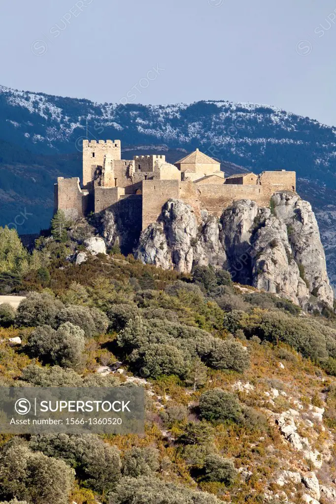 Romanesque Castle of Loarre, Loarre, Huesca, Spain.
