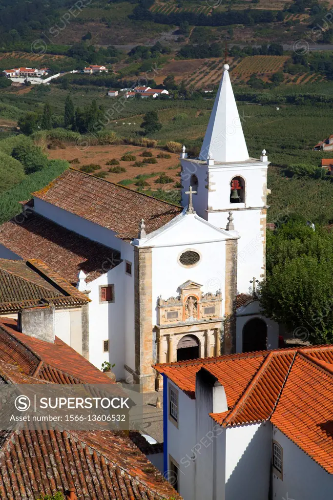 Igreja de Santa Maria, Obidos, UNESCO World Heritage Site, Portugal