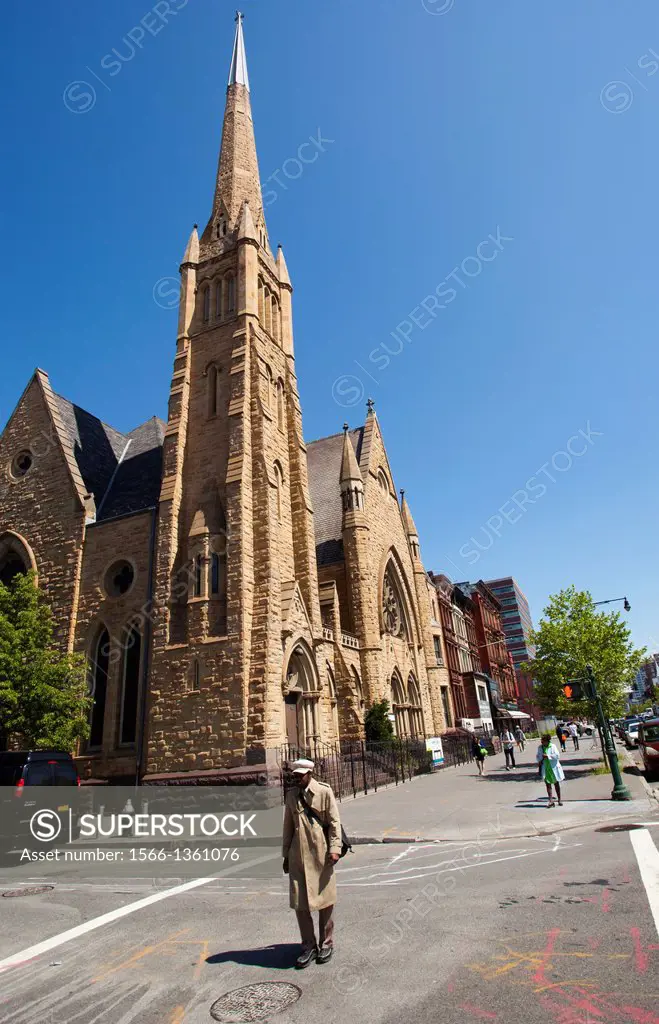 Ephesus Seventh Day Adventist Church, Lenox Avenue, W 123rd Street, Harlem, New York City, New York, USA.