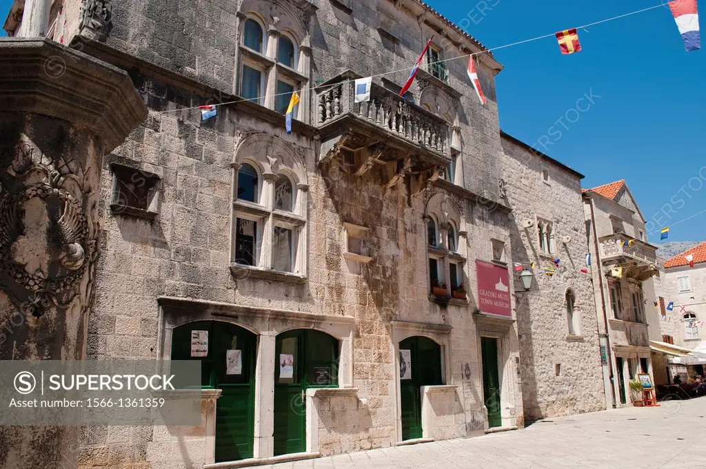 Town Museum, Old Town, Korcula, Croatia.