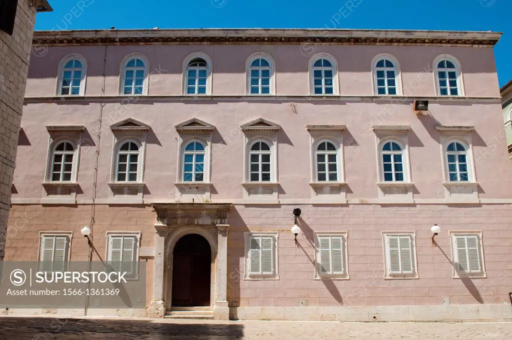 House at Saint Anastasia's Square, Zadar, Croatia.